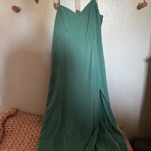 A&F satin dress